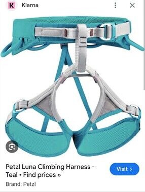 Petzl Luna Women's Teal Climbing Harness